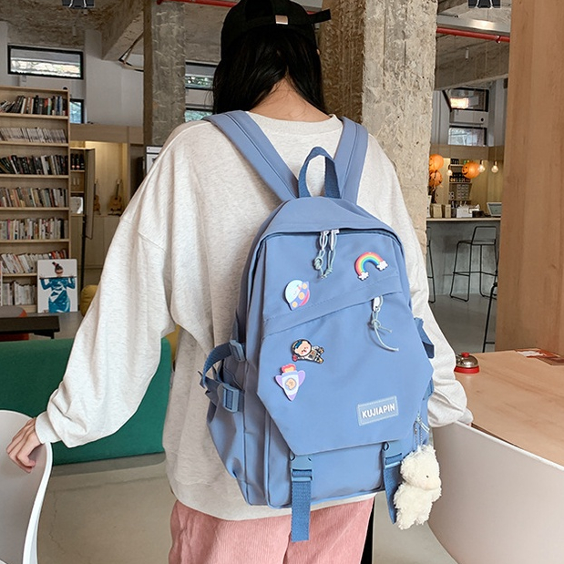 tas ransel wanita import fashion tas back pack wanita terkiniian tas korea mode tas sekolah terlaris