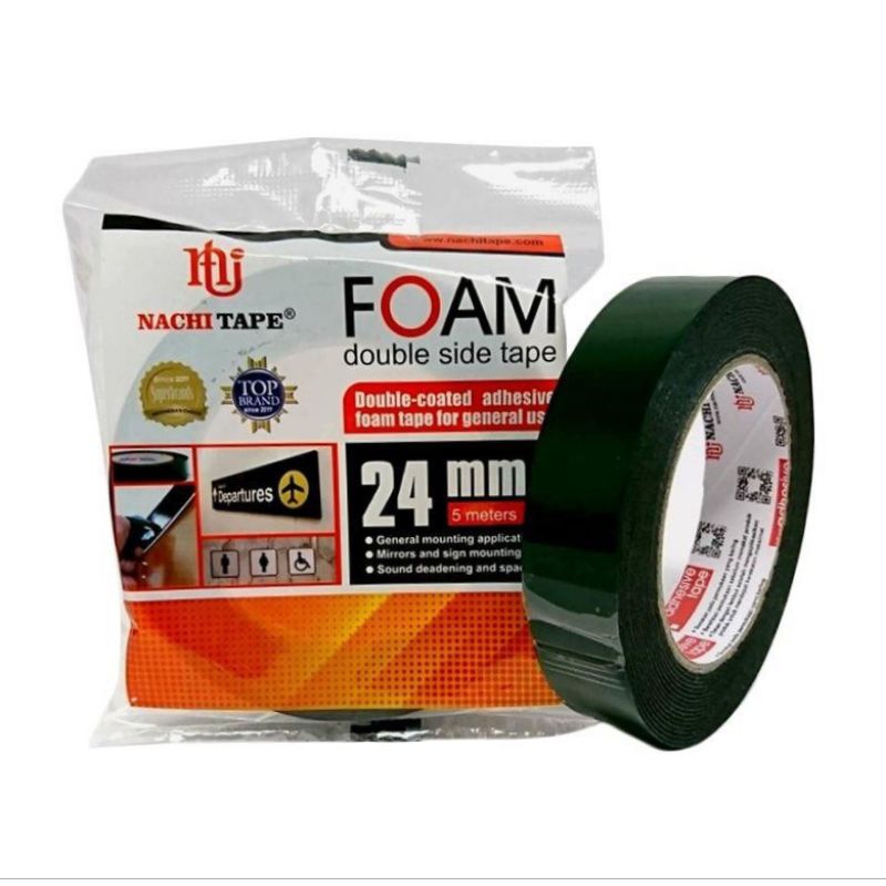 

Double Tape Foam Busa Untuk Kerajinan Original Nachi / Double Foam Nachi Ori 5 meter