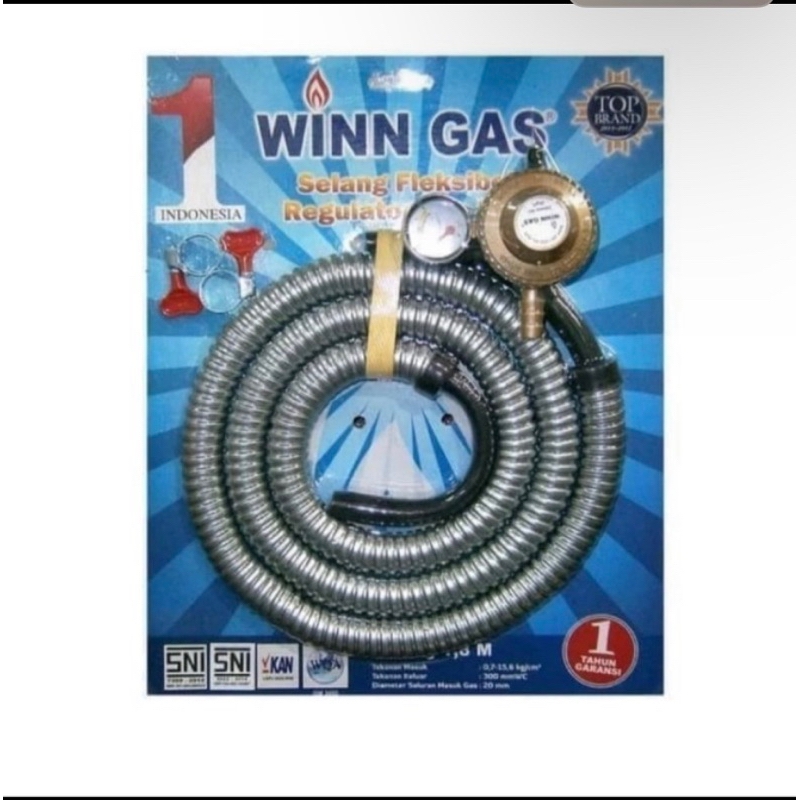 selang regulator win gas fleksibel selang regulator kompor gas