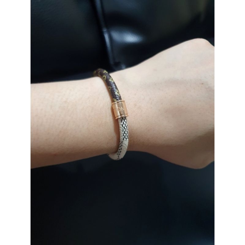 Gelang Kulit Viral elv Mix Titanium kaitan magnet Premium Quality Anti Karat anti alergi Stainless steel ori Premium Quality Tidak karatan Bracelet Branded band import 992