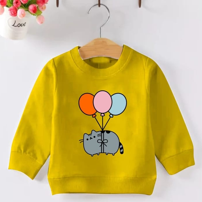 Promo Baju anak perempuan BALOON Sweater Anak Perempuan Umur 1 - 5 Tahun