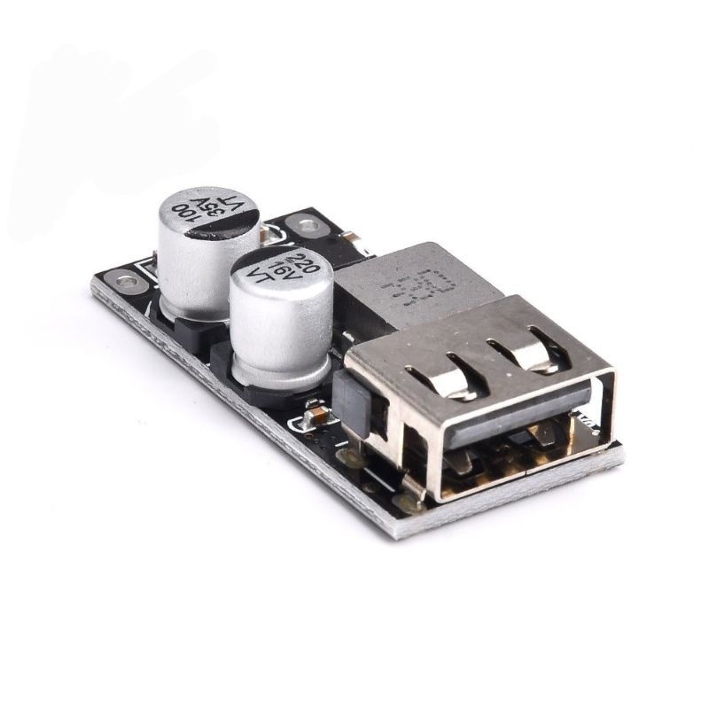 Modul USB Fast Charger 5V 3.4A QC3.0 Charging Power Supply DC-DC Untuk Mobil Motor Kapal