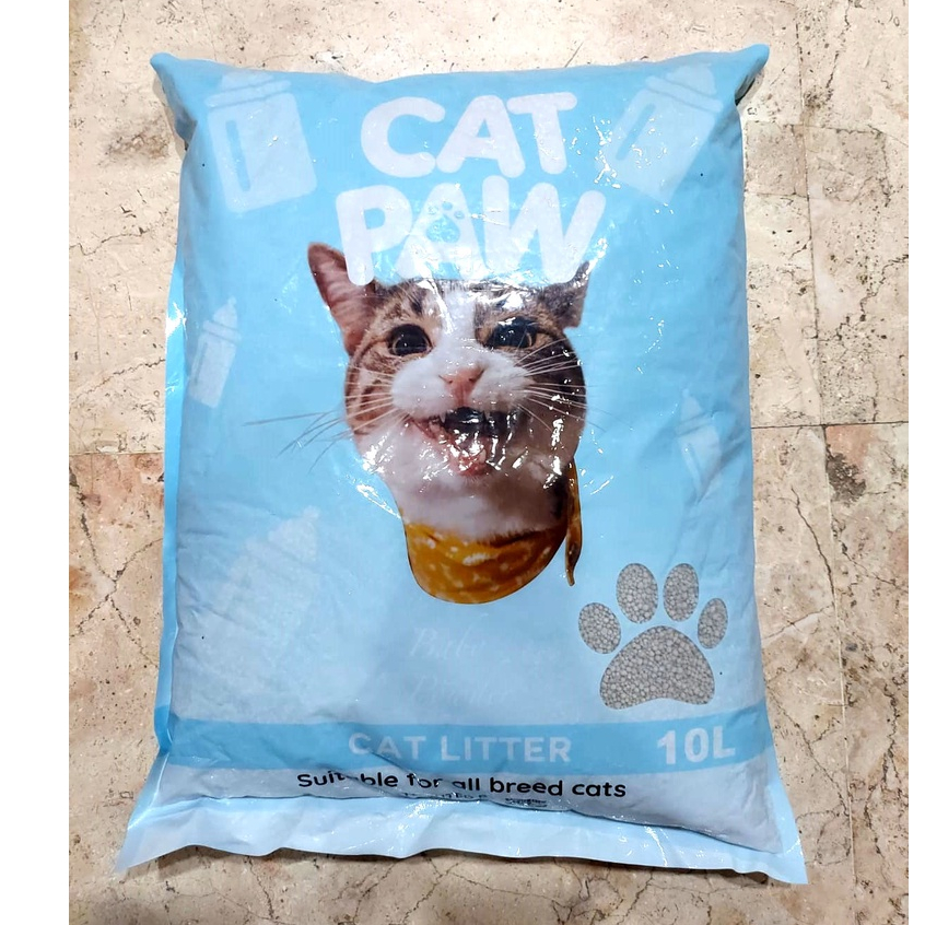 PASIR GUMPAL WANGI CAT PAW ANEKA AROMA GOOD QUALITY 10 LT KHUSUS OJEK