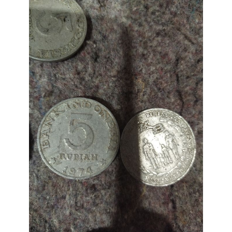 Koin 5rupiah Kb1974 besar