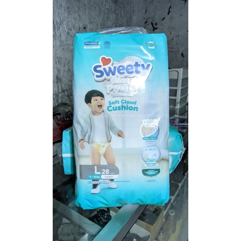 Pampers Sweety Silver Pants L