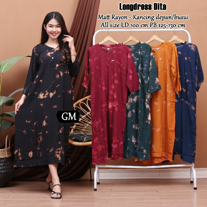 Daster rayon busui panjang murah meriah kekinian