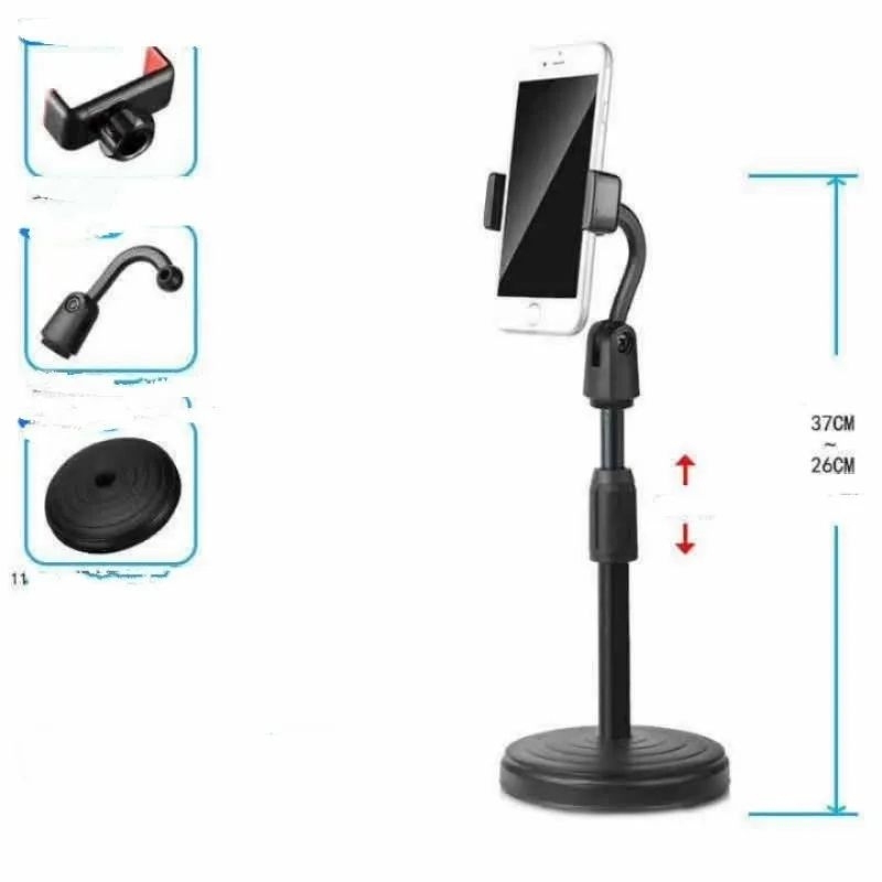 STAND HP ADJUSTABLE UNIVERSAL / HOLDER MEJA / HOLDER STAND LIVE / STAND HP ROTARI 360