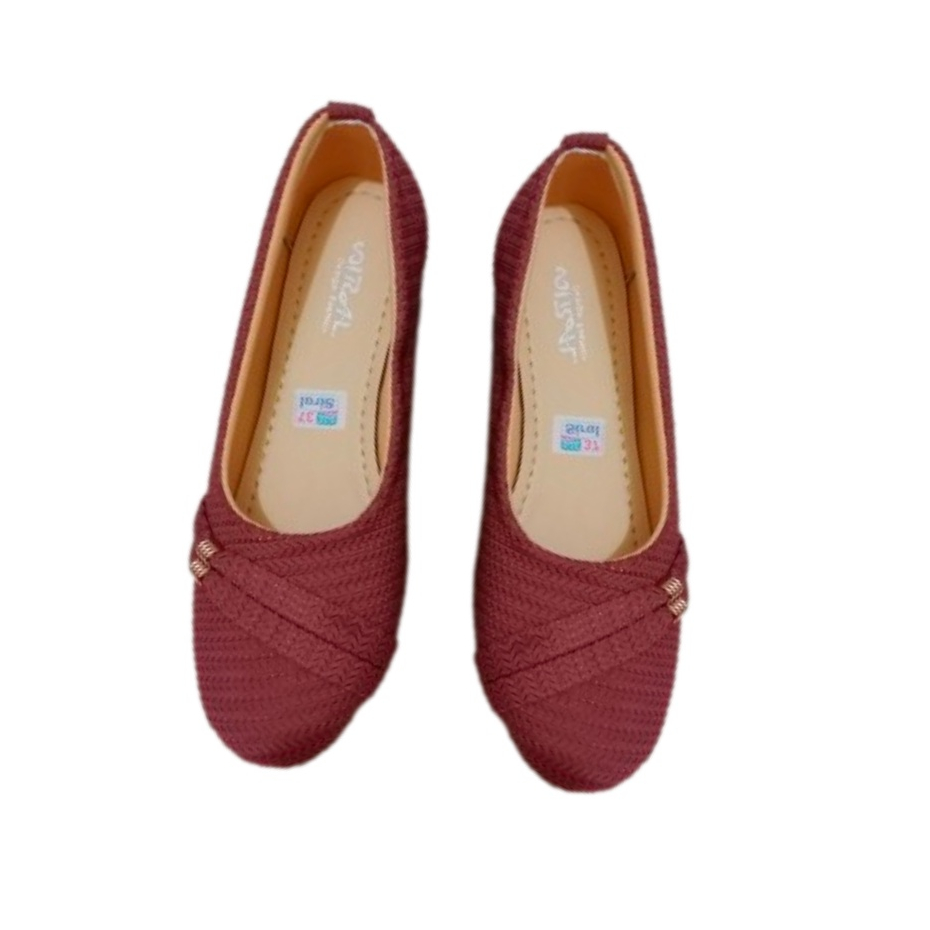 SEPATU BALET RAJUT SLEMPANG SAMPING MURAH TRENDI NYAMAN DI KAKI / SEPATU SEKOLAH DAN KERJA TERBARU