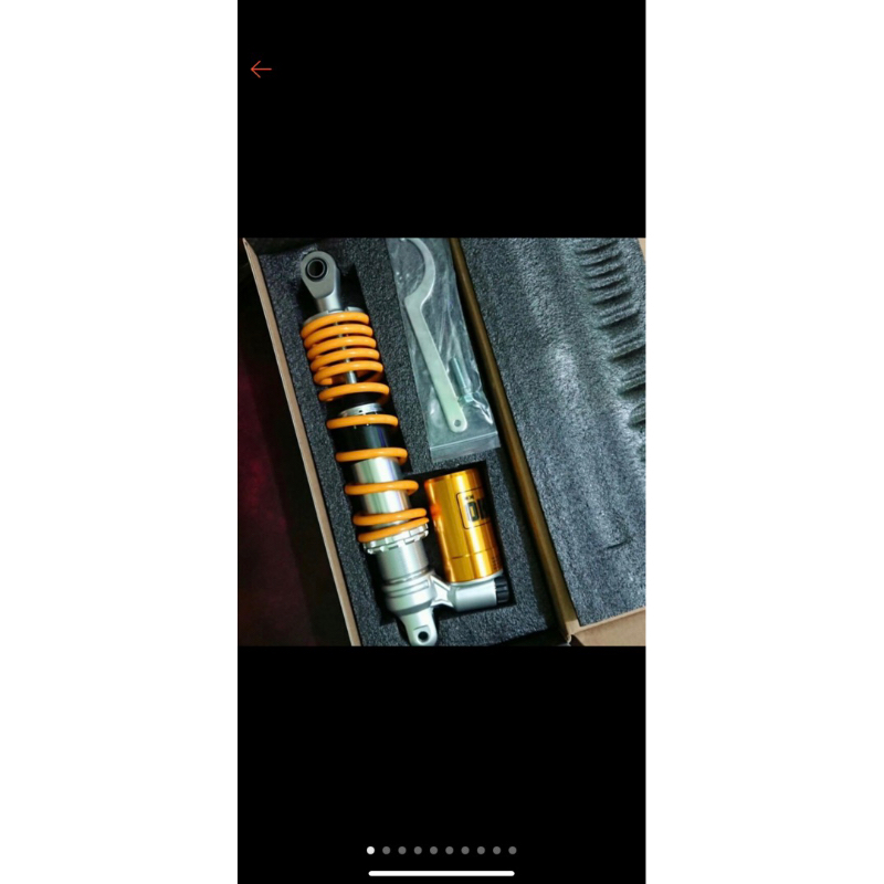 Shock Shockbreaker Model OHLINS PREMIUM Tabung Bawah Klik STEL REBOUND Fungsi Vario Beat Scoopy 310/