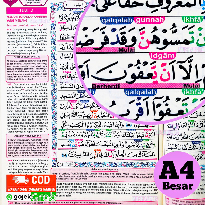 ALQURAN WAQAF DAN IBTIDA TAJWID WARNA LATIN PEMULA PEMULA BELAJAR TAJWID ALQURAN WAQAF IBTIDA DAN