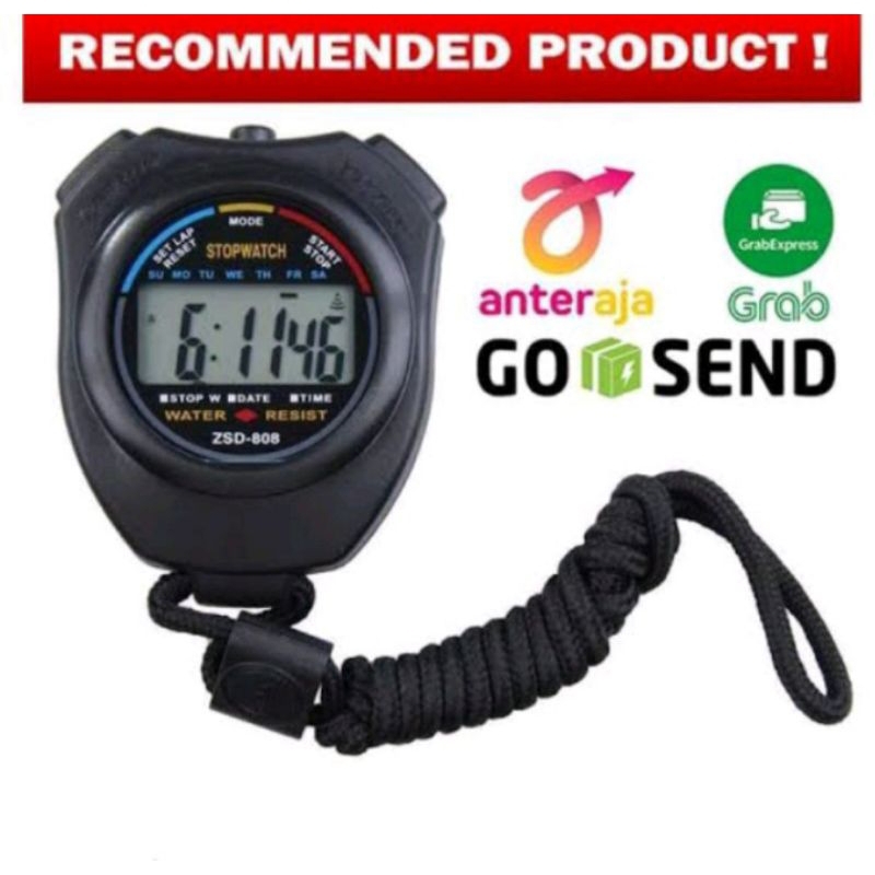 STOPWATCH OLAHRAGA GENGGAM DIGITAL LCD STOPWATCH DIGITAL