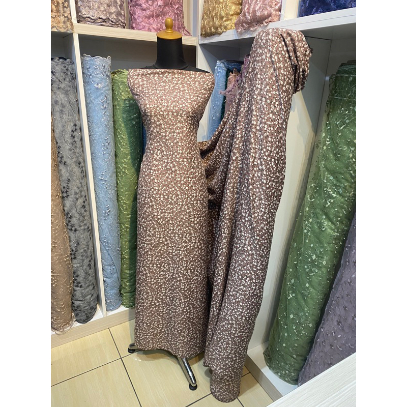 SHAKILA MOTIF BUNGA KECIL “MAUVE”