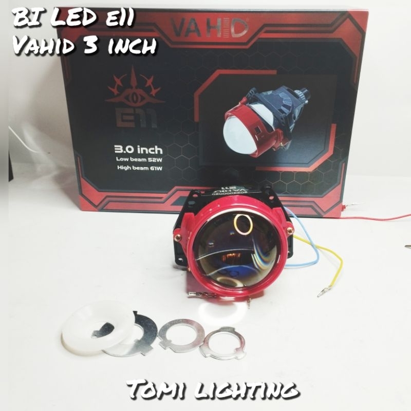 biled e11 Vahid|LED projector 3 inch|purple lens projector dual core satuan only