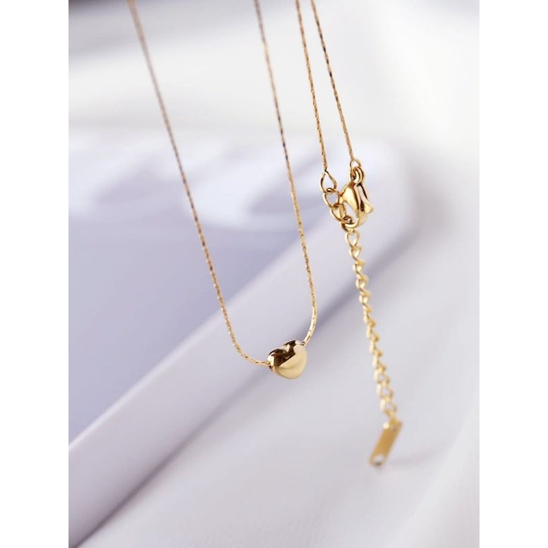 kalung titanium fashion love kecil