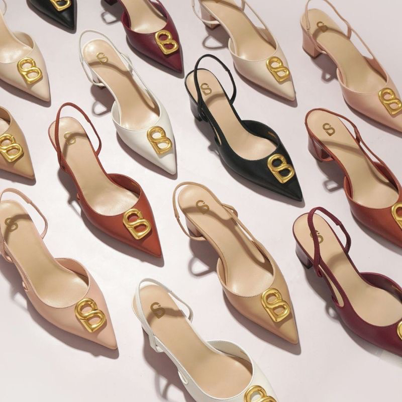 KYLIE MID HEELS SHOES BUTTONSCARVES