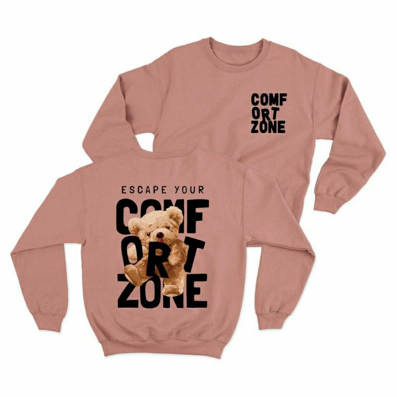 Sweater crewneck Comfort zone (pria &amp; wanita)