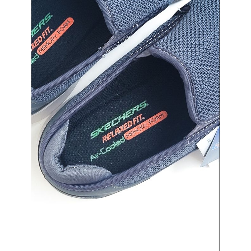 Skechers Pria Slip On Equalizer 3.0 Sumnin Sepatu Pria Slip On Casual Sneakers Hitam Polos