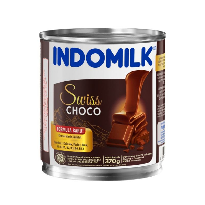 indomilk Krimer Kental Manis Swiss Choco 370gr