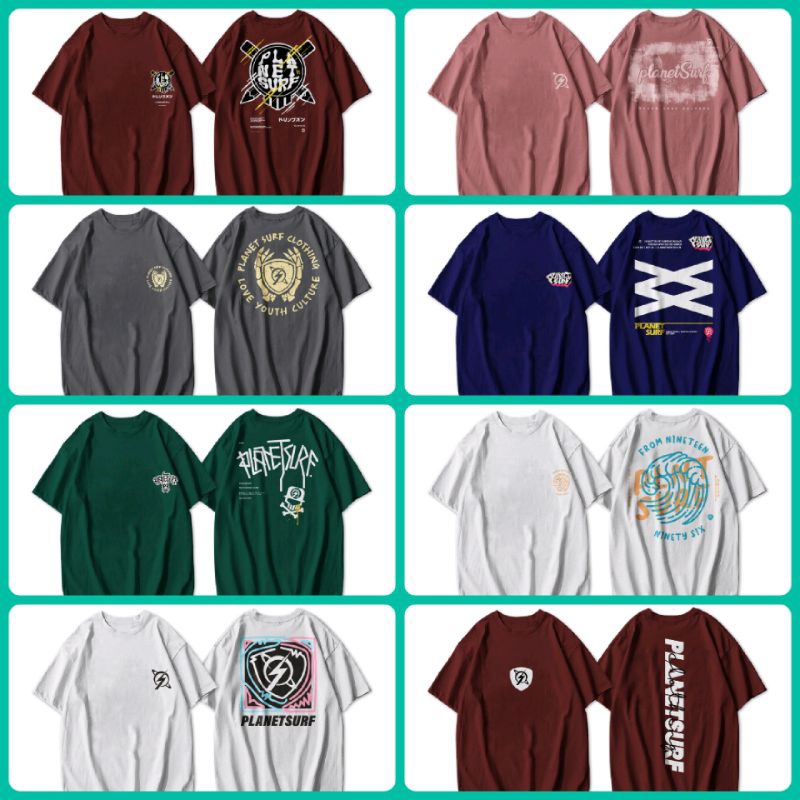 Kaos Distro Premium Sablon Depan Belakang