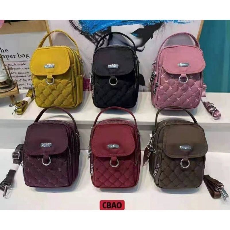 TAS WANITA ORIGINAL CHIBAO BORDIR 2in1 Selempang Jinjing 4Sleting CB889