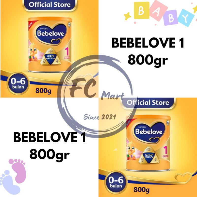 BEBELOVE 1 800gr Susu Bayi (0 6 Bulan)