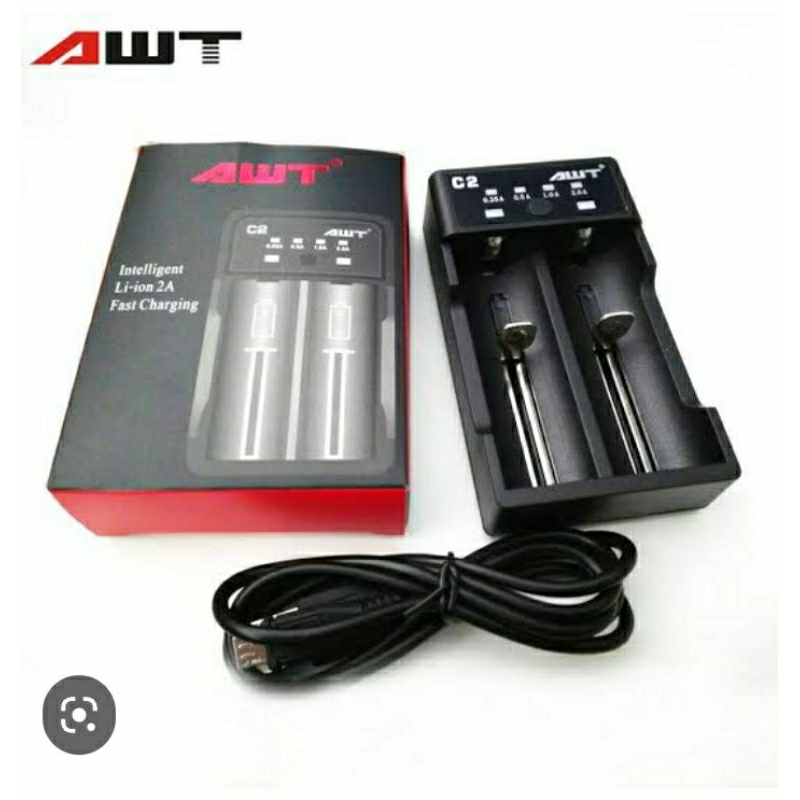 tempat charger 2 slot