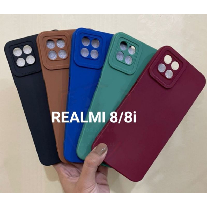 Softcase Pro Camera Realmi 8/8i Candy Case Full Color 3D Silikon TPU