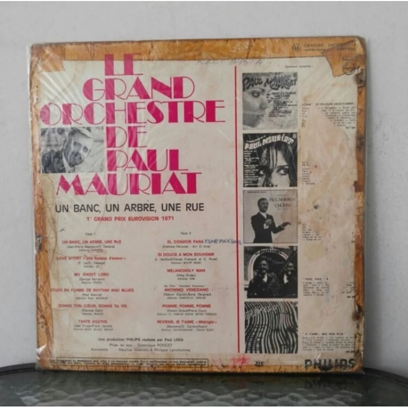 Vinyl Piringan Hitam 12 inch Le Grand Orchestre De Paul Mauriat