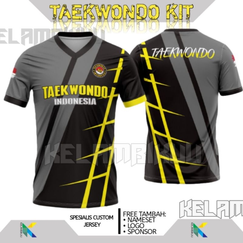 JERSEY TAEKWONDO PRINTING TERBARU/BAJU KAOS TAEKWONDO MURAH/JERSEY BELA DIRI TAEKWONDO CUSTOM TERBAR