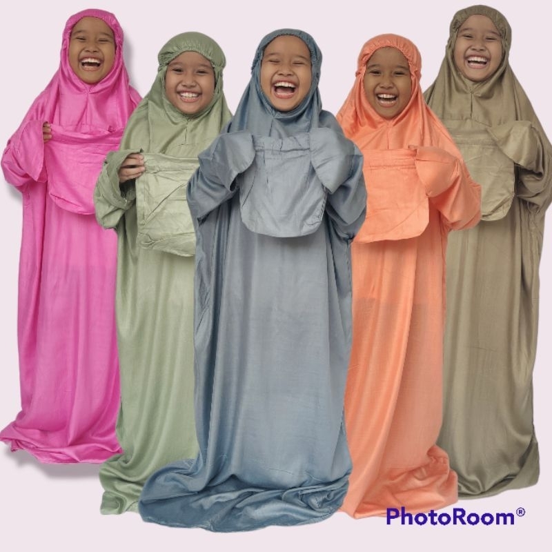 MUKENA ANAK TERUSAN MUKENA LAJURAN ANAK
