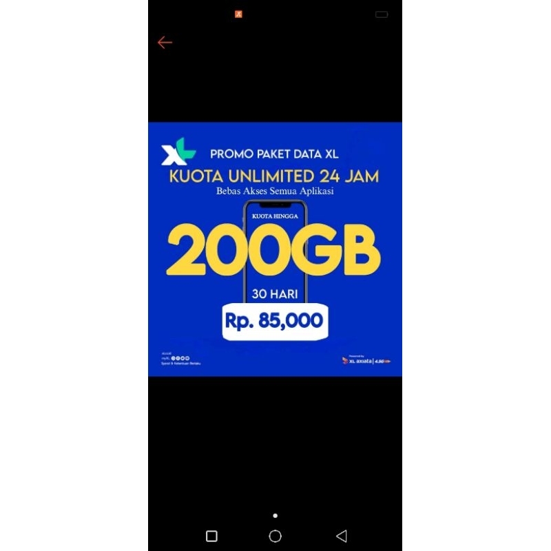 Masa Aktif XL free Kouta