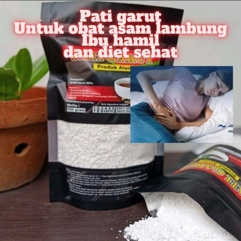 

Jual Produk bubuk premium garut asli tanpa campuran obat asam lambung obat maag kronis/ tepung