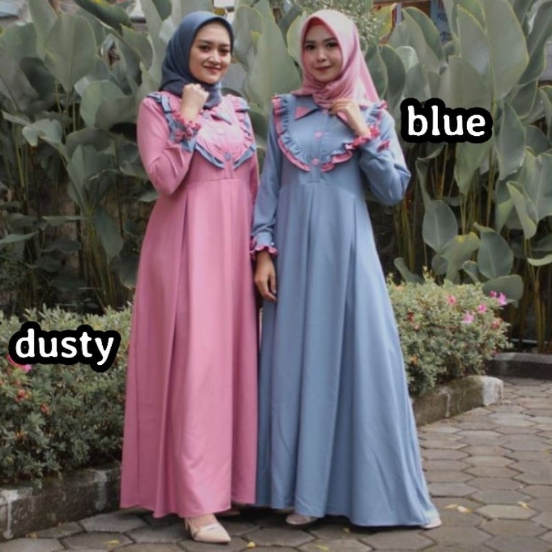 DRESS CANTIK KIMMY GAMIS ELEGAN