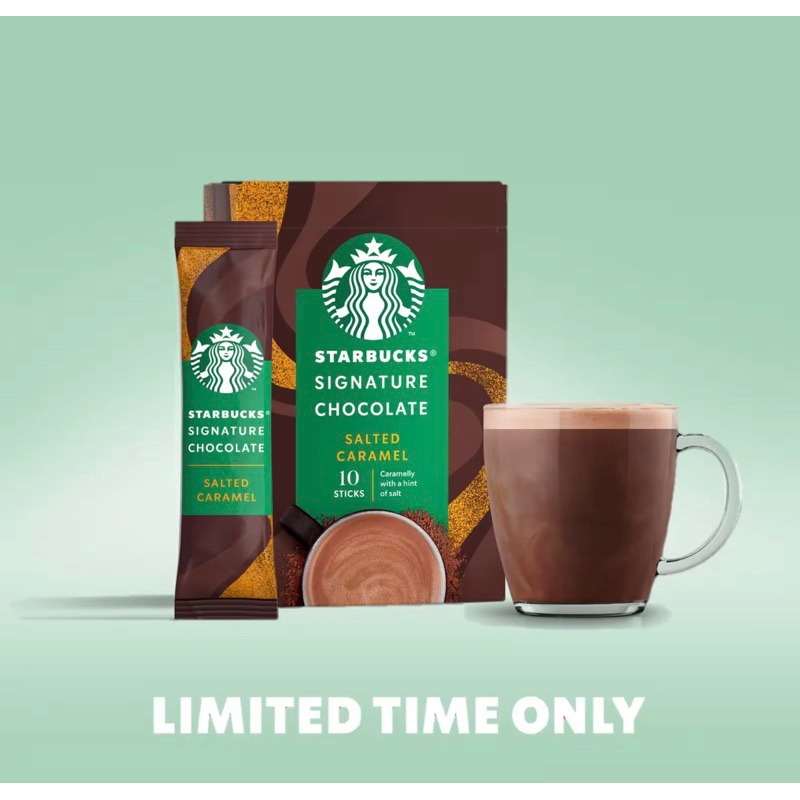 STARBUCKS Signature Chocolate Salted Caramel - Limited Edition IMPORT