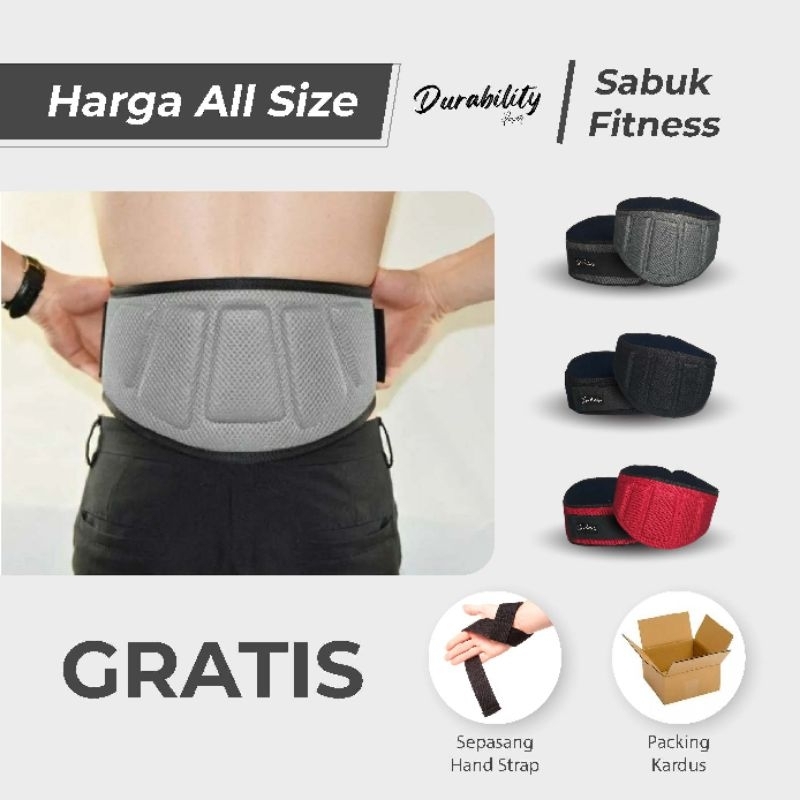 SABUK GYM SABUK FITNESS POWER BELT SABUK ANGKAT BEBAN (DurabilityPower)