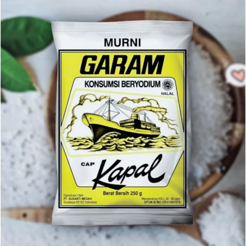 

Garam Dapur Cap Kapal Kemasan 250 gram