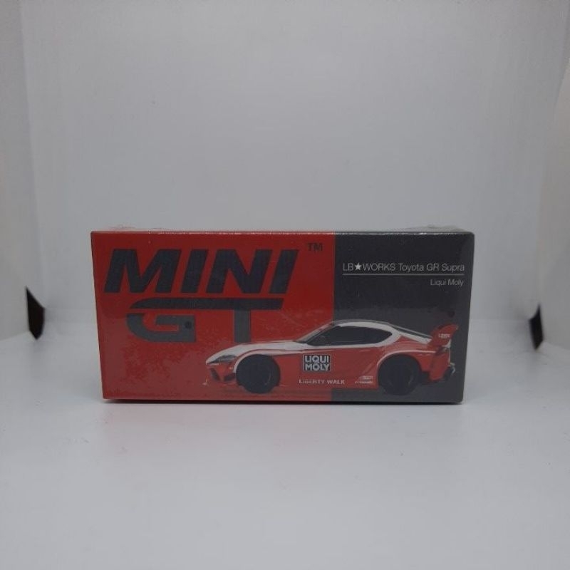 Mini GT 290 LB WORKS Toyota GR Supra.Liqui Moly