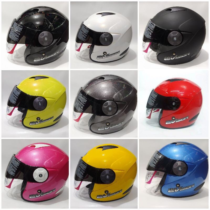 Helm KYT 2 Vision Solid - Helm KYT Original