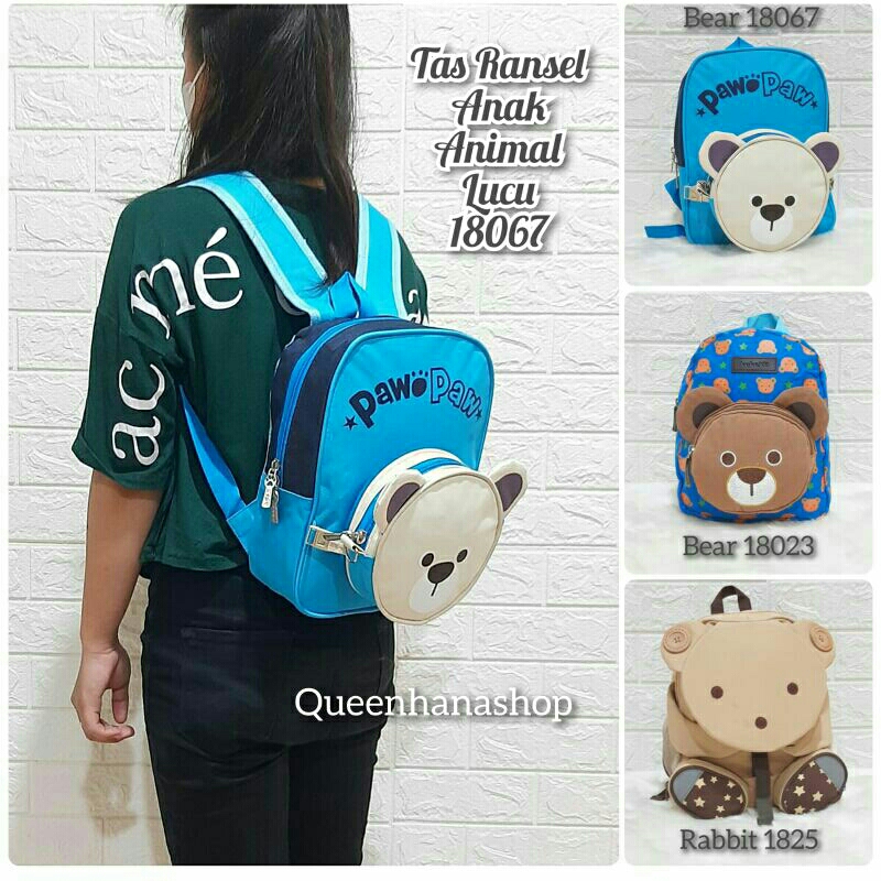 New Tas Ransel Anak Animal Keren Bagpack Anak