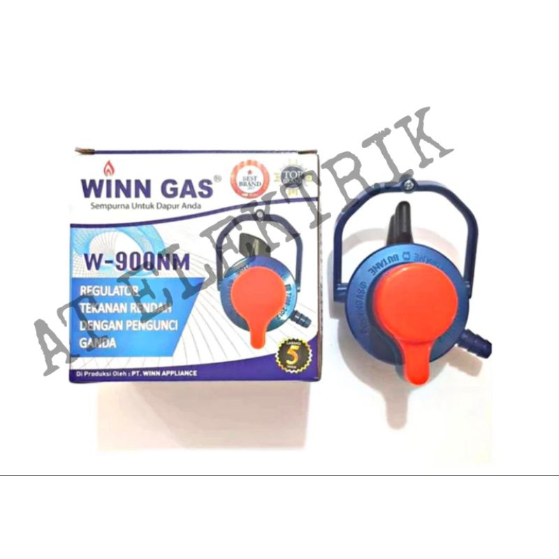 Regulator Winn Gas W900 Non Meter / Regulator dengan 2 Pengunci / Pengaman