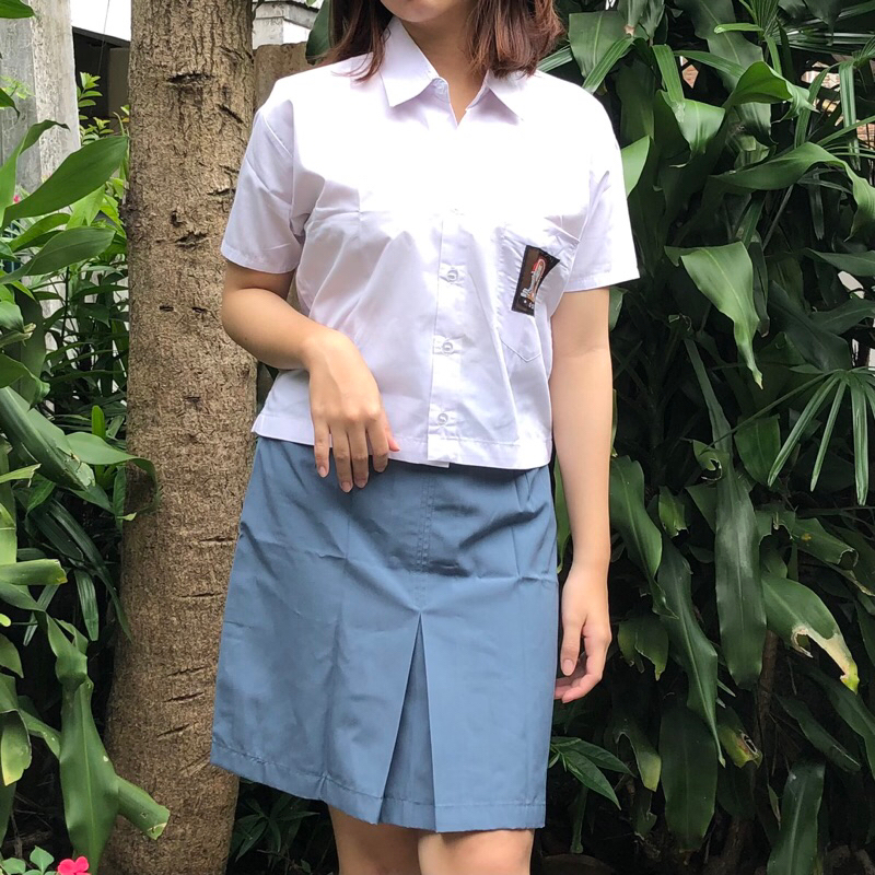 Atasan & Rok Seragam SMA Pendek | Seragam SMA Crop (Preloved)