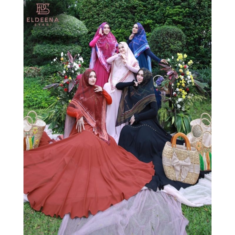 ALORA SERIES Gamis Syari Original By El Deena Syari.
