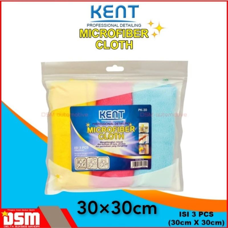 Kain Lap Microfiber Serbaguna 1Bungkus Isi 3Pcs