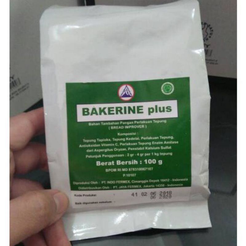 

Bakerine Plus Bread Improver isi 100gram