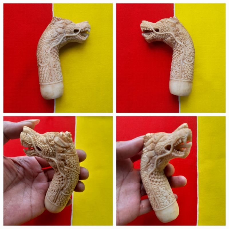 Deder keris naga tulang proses gading | handle keris | gagang keris | hulu keris | 220223