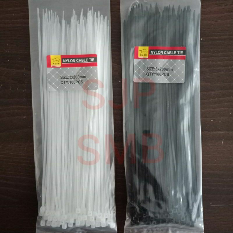 

Kabel Ties 3 x 200 mm ( 20 cm) RUSH