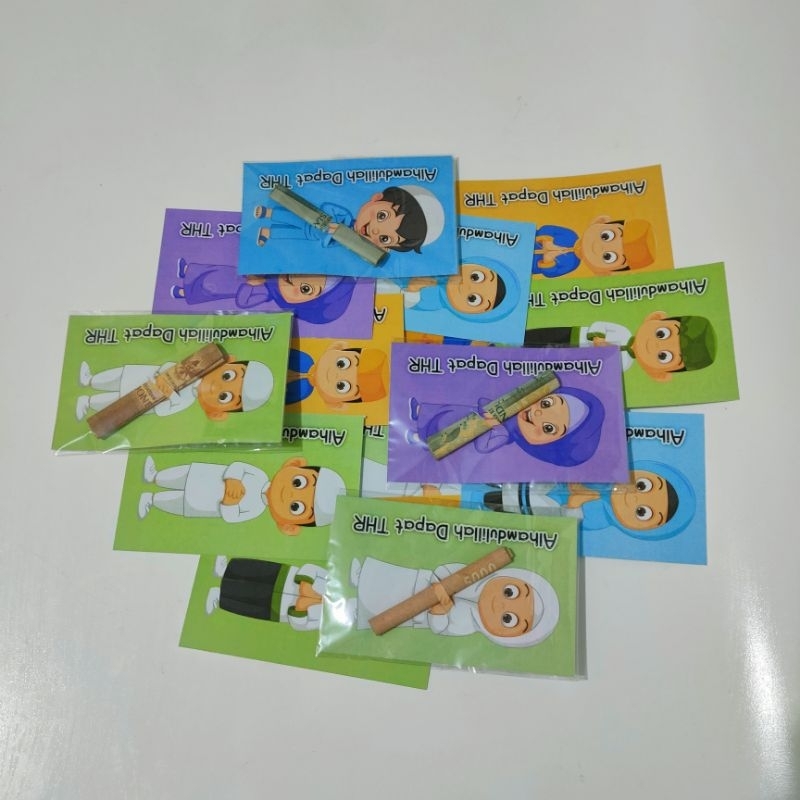 Amplop Lebaran 2023 Viral 10 Pcs Motif Peluk