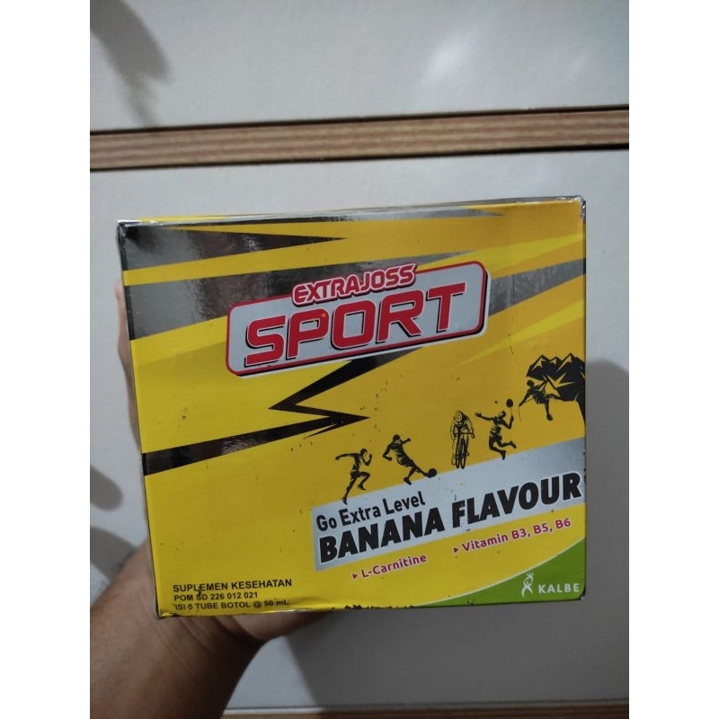 Extra Joss sprot gel tambah tenaga 1 Box 5 tube