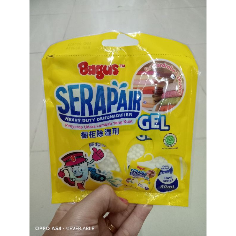 BAGUS SERAP AIR GEL HANGER 50 ML