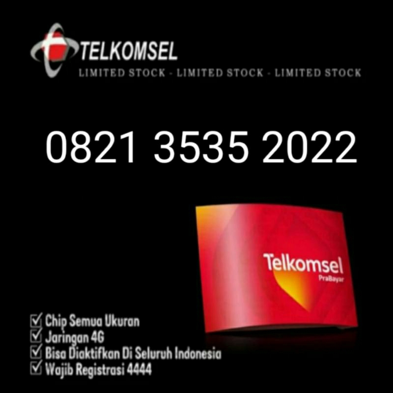 KARTU PERDANA SIMPATI CANTIK ABAB TAHUN 0821 3535 2022